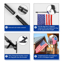 Load image into Gallery viewer, how to install a flag pole for your house