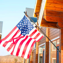 Load image into Gallery viewer, Carbon Fiber Flag Pole Kit w/ 2-Position Bracket Holder & w/Spinning Rings