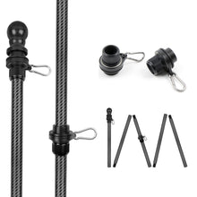 Load image into Gallery viewer, 2 of 6ft carbon fiber flagpole for house