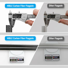 Load image into Gallery viewer, lightweight carbon fiber flagpole for house