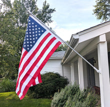 Load image into Gallery viewer, Carbon Fiber Flagpole 8FT Flagpole For House Front Porch (1" Diameter, Silver)- HIBLE