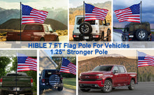 Load image into Gallery viewer, HIBLE 7FT Carbon Fiber Flagpole For Jeep - 5-7 Times Sturdy Than Metal Flagpoles