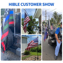 Load image into Gallery viewer, Customer show for HIBLE carbon fiber flag poles