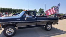 Load image into Gallery viewer, Carbon Fiber Flag Pole 5FT One-piece Flag Pole For SUV, Truck, RV (1" Diameter, Black) - HIBLE
