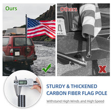 Load image into Gallery viewer, The strongest flag pole is carbon fiber flag pole from HIBLE
