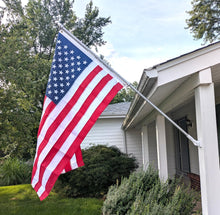 Load image into Gallery viewer, Carbon Fiber Flagpole 6FT Flagpole For House Front Porch (1&quot; Diameter, Silver)- HIBLE
