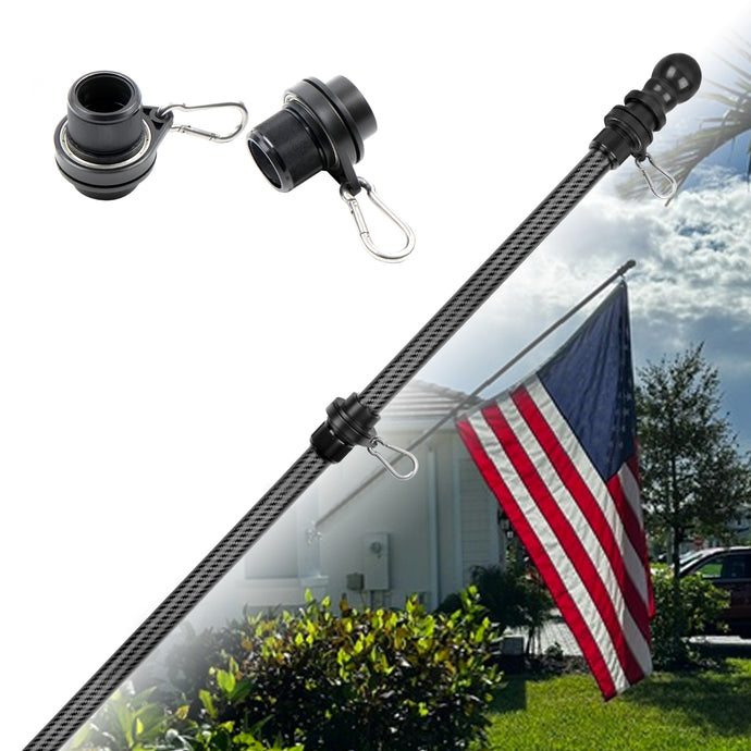 6FT American Flagpole Kit For House 1 Heavy Duty Flag Pole