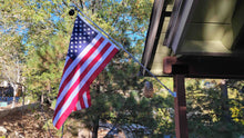 Load image into Gallery viewer, Carbon Fiber Flagpole 6FT Flagpole For House Front Porch (1&quot; Diameter, Silver)- HIBLE
