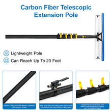 Load image into Gallery viewer, Window Washing, Glass Cleaning Kits with Extension Pole, Brush, Soap Dispenser, Water Hose, Faucet Quick
