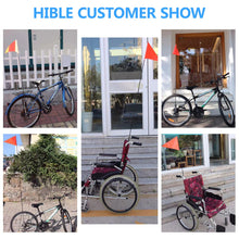 Load image into Gallery viewer, HIBLE Carbon Fiber Bike Flag Pole - Strong Safety Flag
