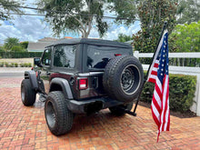 Load image into Gallery viewer, Carbon Fiber Flag Pole 5FT One-piece Flag Pole For SUV, Truck, RV (1" Diameter, Black) - HIBLE
