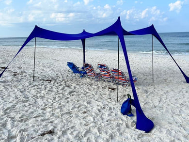 HIBLE Carbon Fiber Pop Up Beach Tent Sun Shelter UPF50+, Outdoor Shade for Camping Trips, Fishing, Backyard Fun or Picnics
