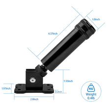 Load image into Gallery viewer, Fit For 1 Inch Diameter Flagpole - This flag pole mounting bracket is suitable for most 1 Inch HIBLE flagpoles. The 4.37 inches extended holder base can provide stronger support, making your flagpole more stable and less prone to breakage.
