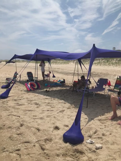 HIBLE Carbon Fiber Pop Up Beach Tent Sun Shelter UPF50+, Outdoor Shade