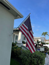 Load image into Gallery viewer, Carbon Fiber Flag Pole 5FT/6FT/7FT/8FT Flagpole For House (1" Diameter, Silver)- HIBLE
