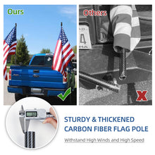 Load image into Gallery viewer, Strong Flag Pole for House, Boat, Truck, RV, Vehicle, SUV - Thick Carbon Fiber Pole
