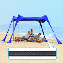 Load image into Gallery viewer, HIBLE Carbon Fiber Pop Up Beach Tent Sun Shelter UPF50+, Outdoor Shade for Camping Trips, Fishing, Backyard Fun or Picnics
