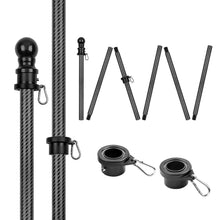Load image into Gallery viewer, 7FT Flag Pole For House HIBLE Carbon Fiber Flag Pole
