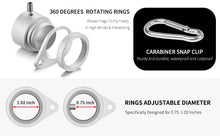 Load image into Gallery viewer, Aluminum Alloy 360 Degrees Rotating Rings

